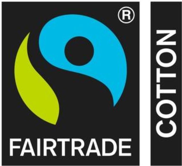 50 Stück Fairtrade-Baumwolltaschen, 1-seitig und 1-farbig bedruckt mit Deinem Motiv